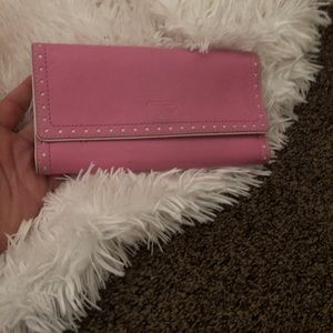 Coach checkbook wallet